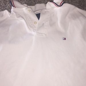 Red white and blue tommy hilfiger shirt